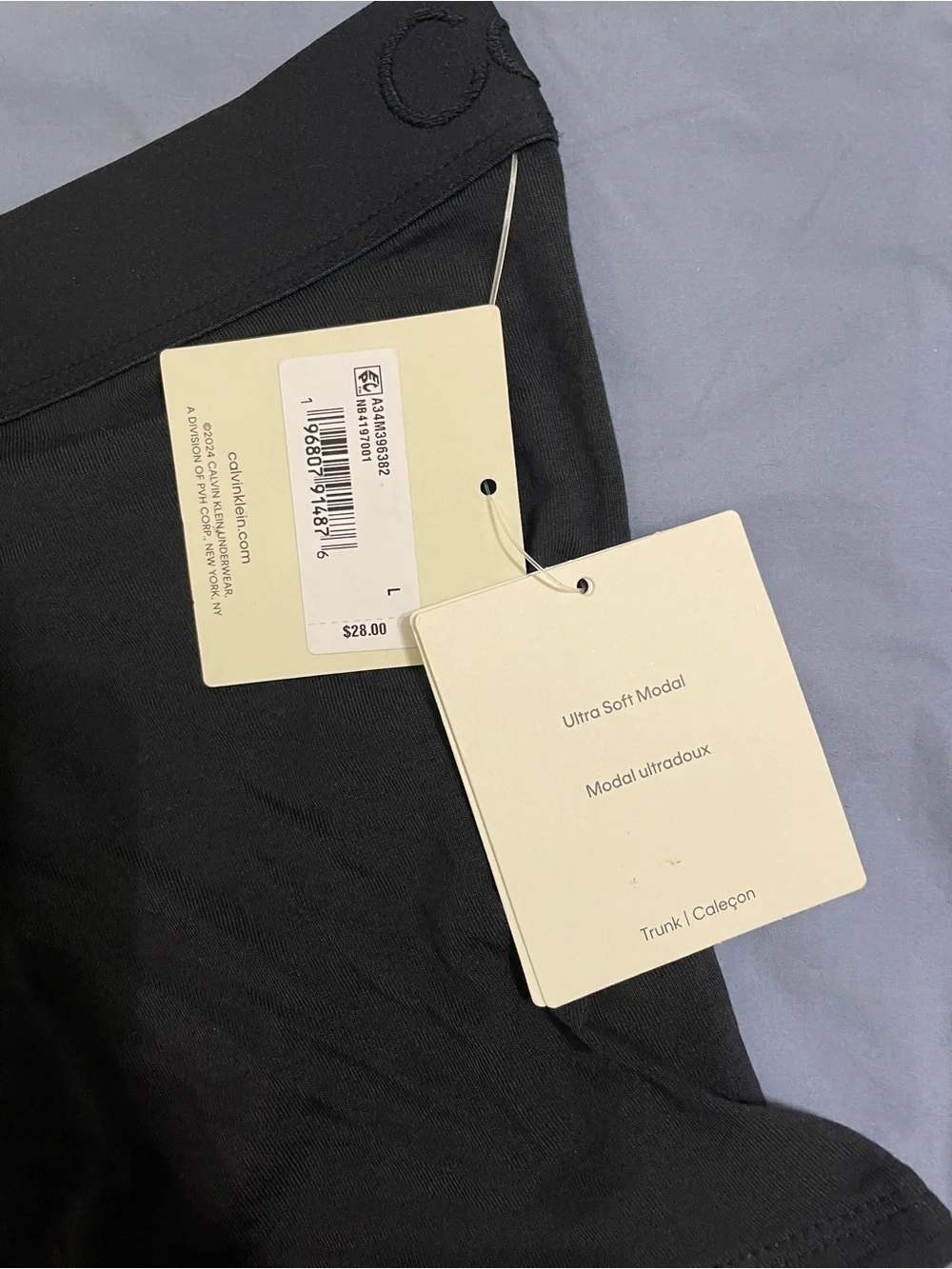 Calvin Klein Underwear Black Modal Boxer Briefs